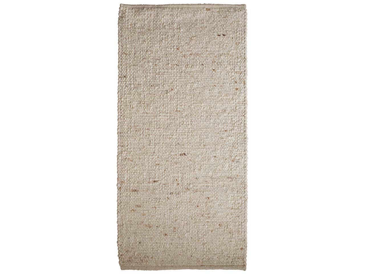 Schurwollteppich "Garmisch" 70 x 140 cm, grau-braun-hell