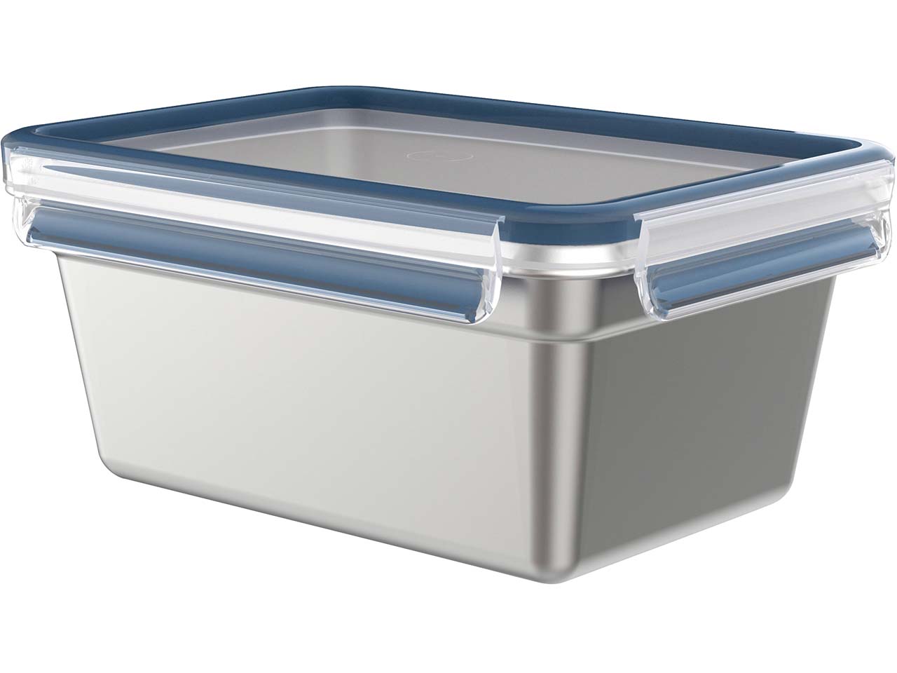 EMSA Frischhaltedose "Clip und Close" aus Edelstahl, 2,0 l