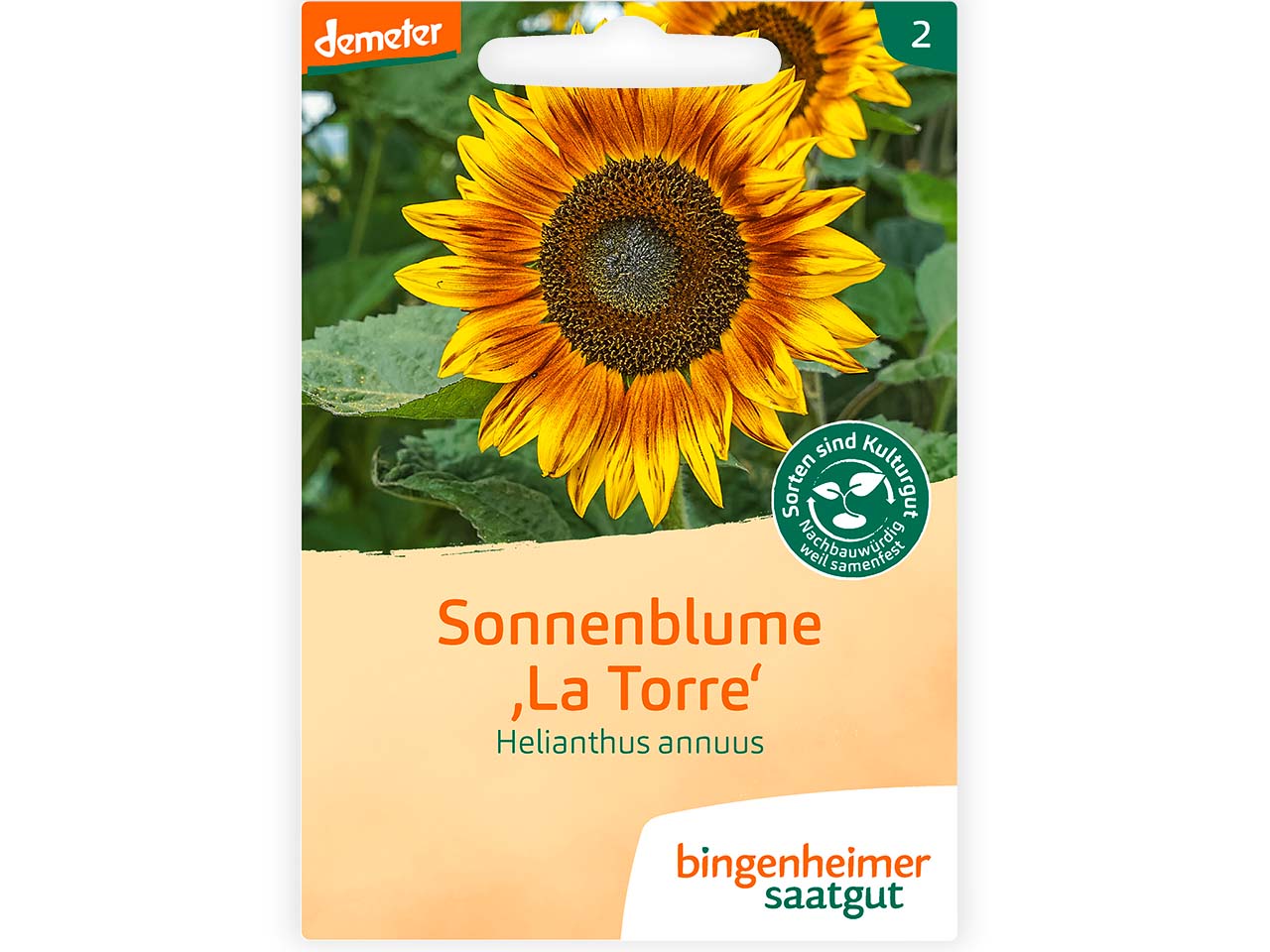 bingenheimer saatgut Bio-Samen Sonnenblume "La Torre", 1 Stk.