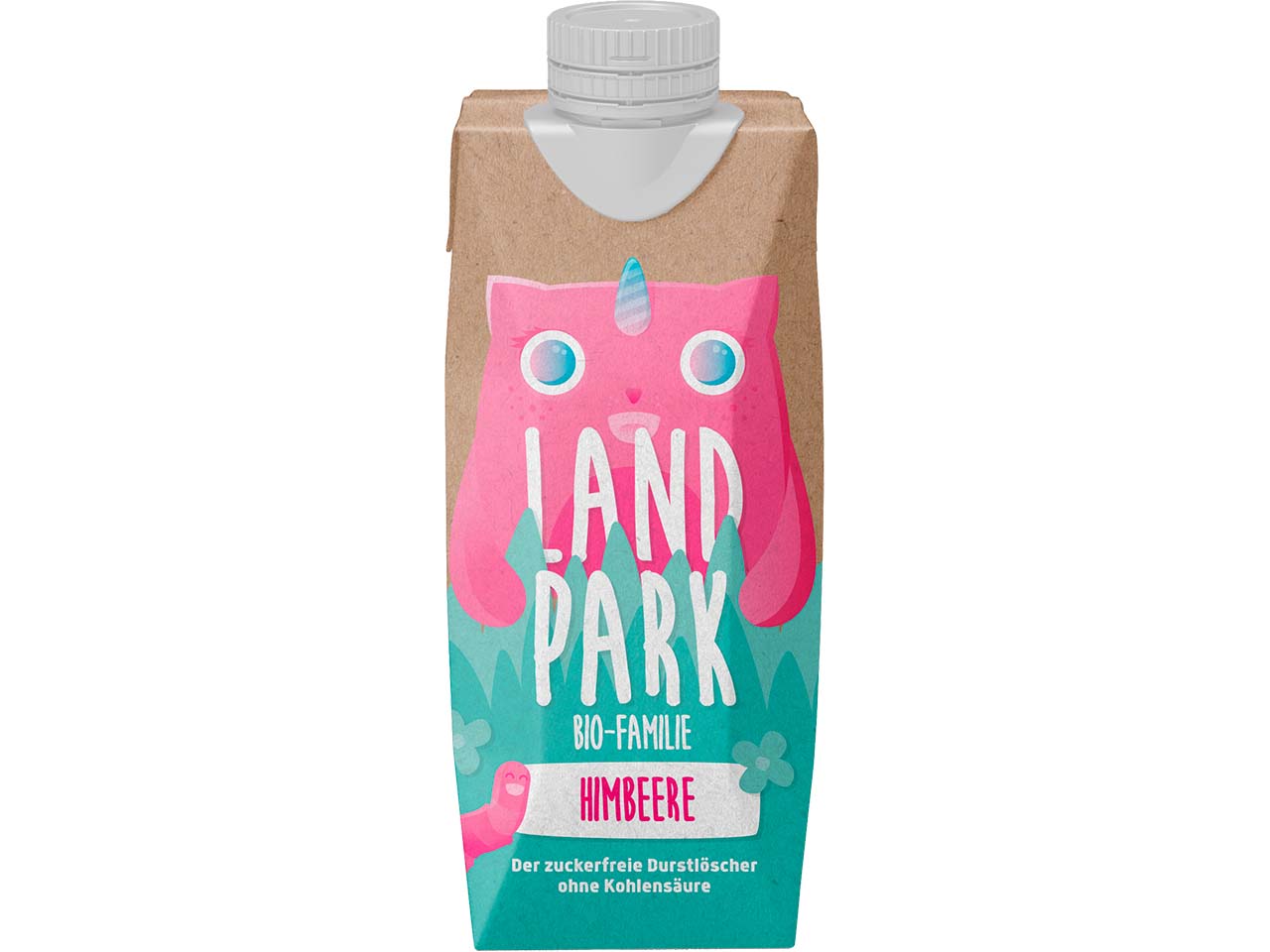 LANDPARK Bio-Erfrischungsgetränk Himbeere "Bio-Familie", 0,5 l