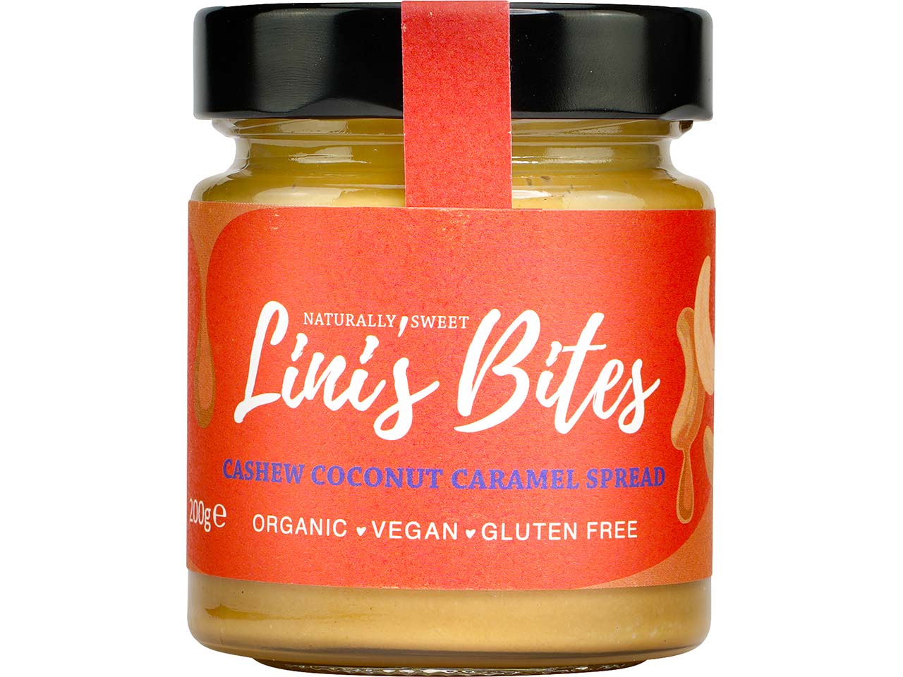 Lini's Bites Bio-Aufstrich, Cashew Coconut Caramel, vegan, 200 g