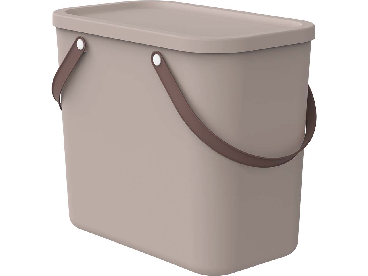 rotho Aufbewahrungsbox "ALBULA" mit Henkel, 25 l, cappuccino