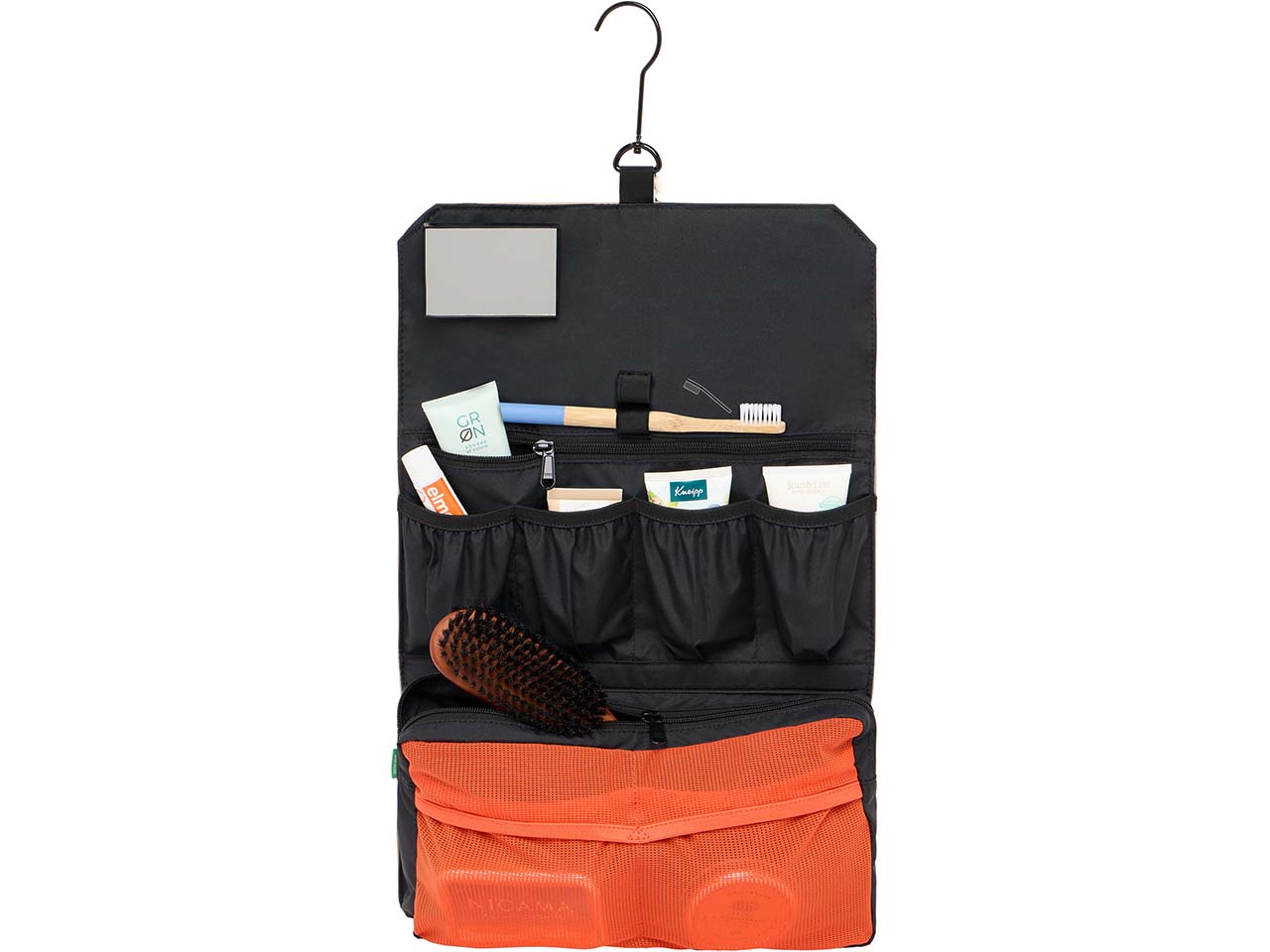 VAUDE Kulturbeutel "Socotra" zum Wickeln und Aufhängen, linen