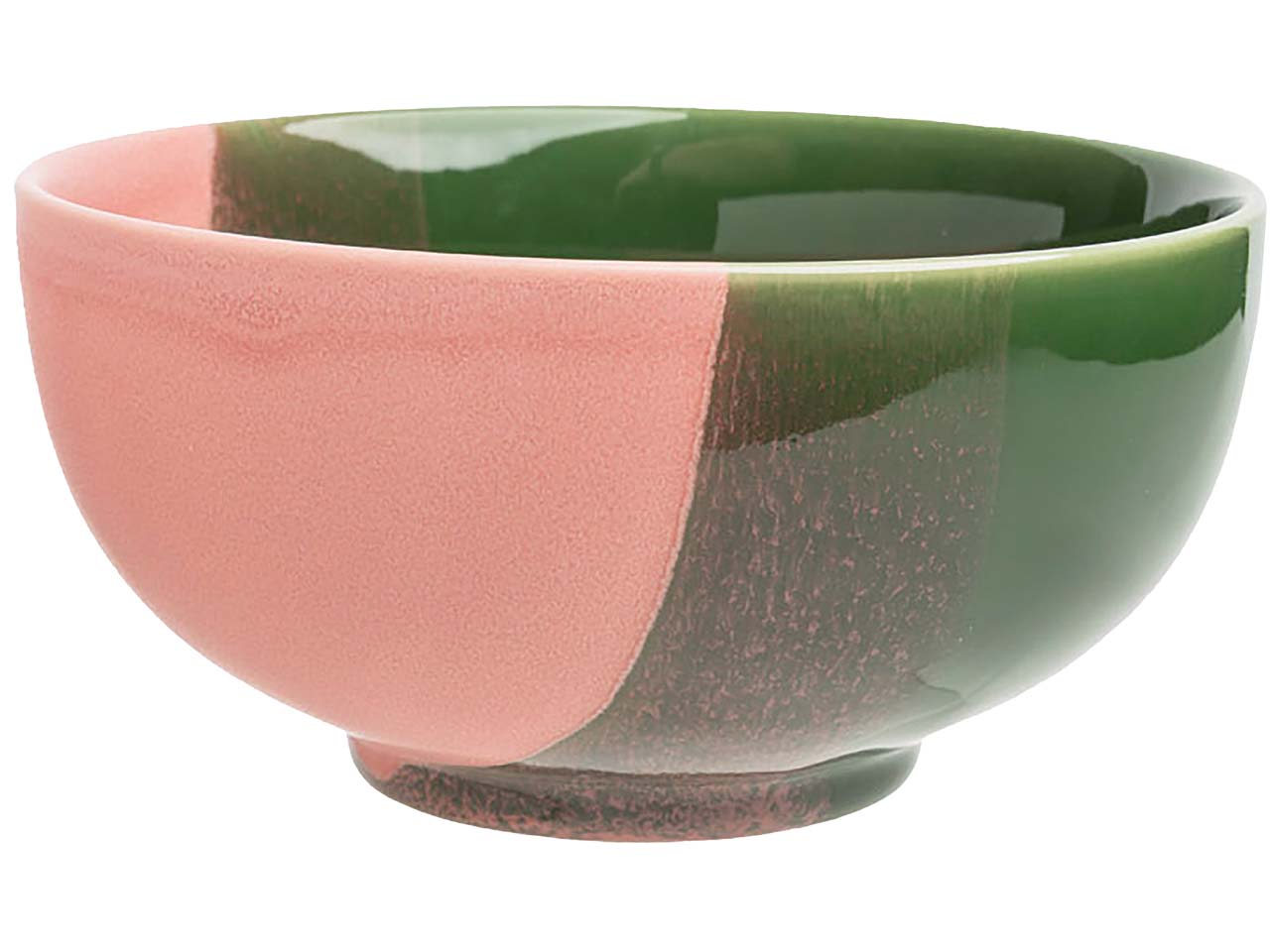 tranquillo Schüssel "INDUSTRIAL" aus Steingut Ø 17,3 cm, grün