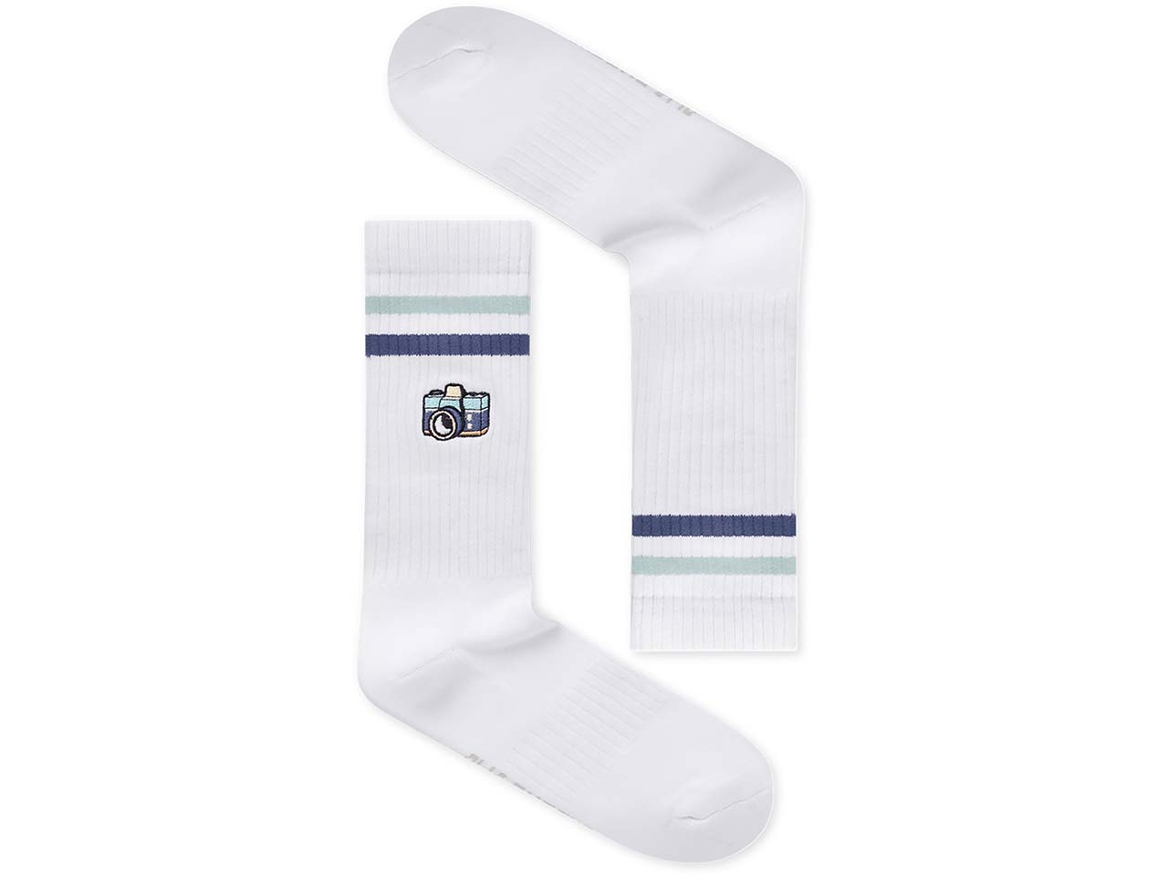 GREENBOMB Bio-Tennissocken "Camera", white, Gr. 37/40