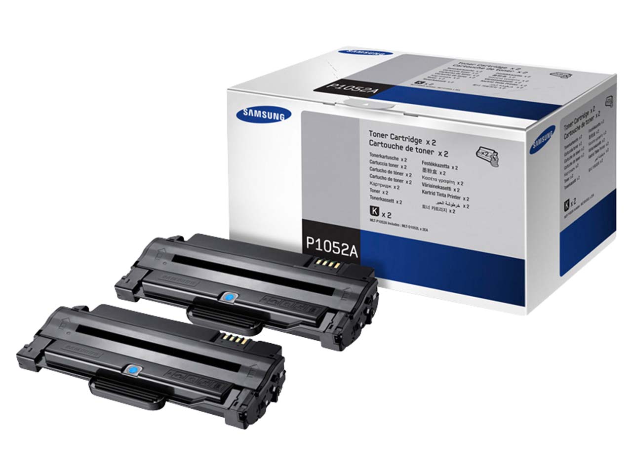 Samsung Twinpack Toner MLT-P1052A schwarz