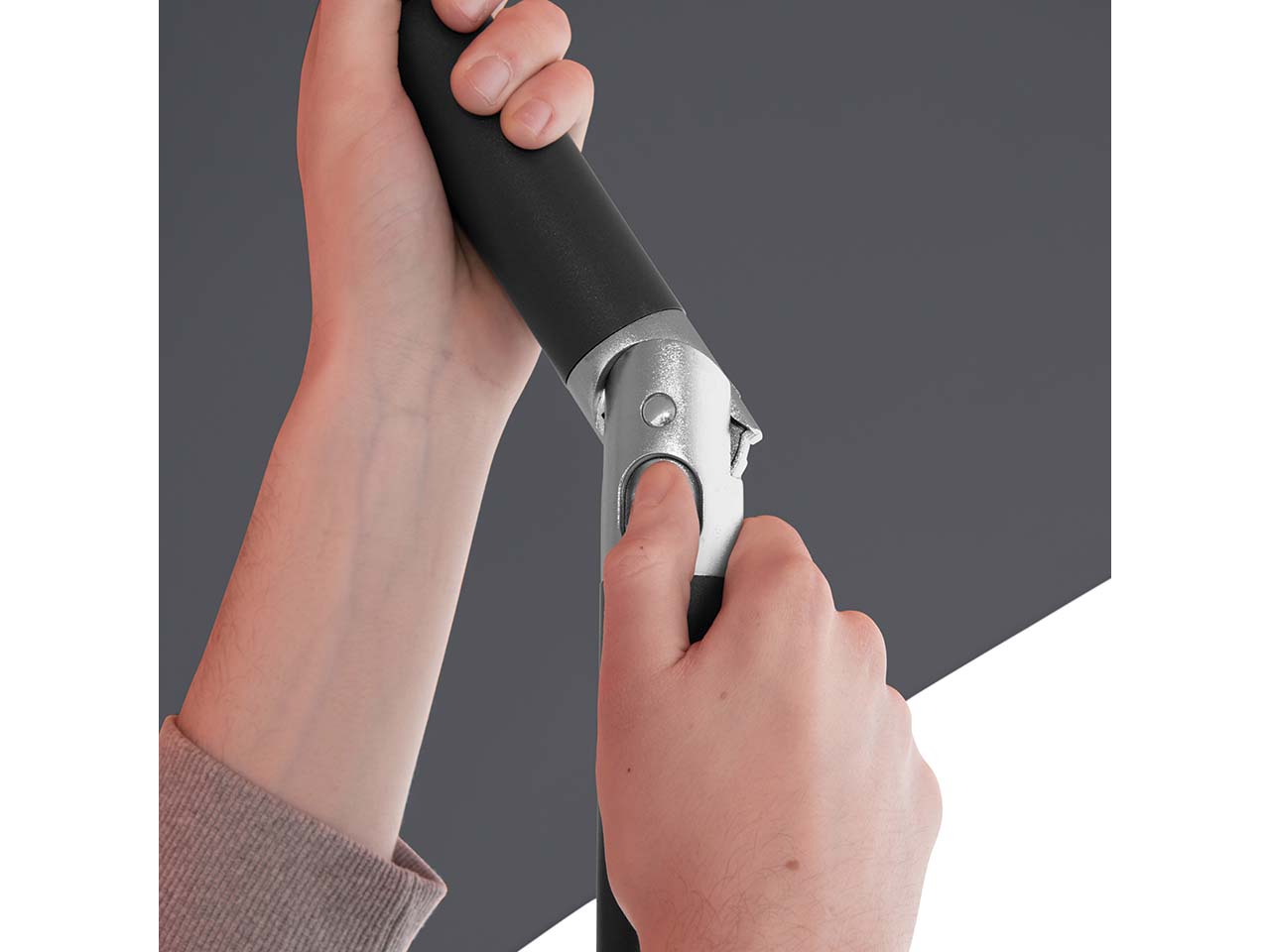 doppler Sonnenschirm "myZone Push Up" Ø 300 cm, HV, anthrazit