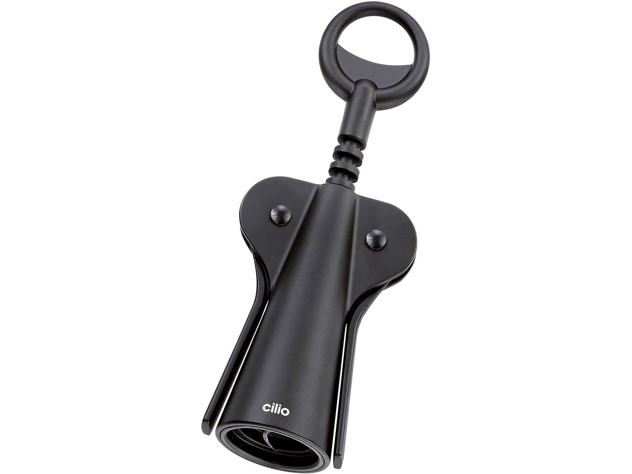 cilio Flügelkorkenzieher "RISERVA", schwarz