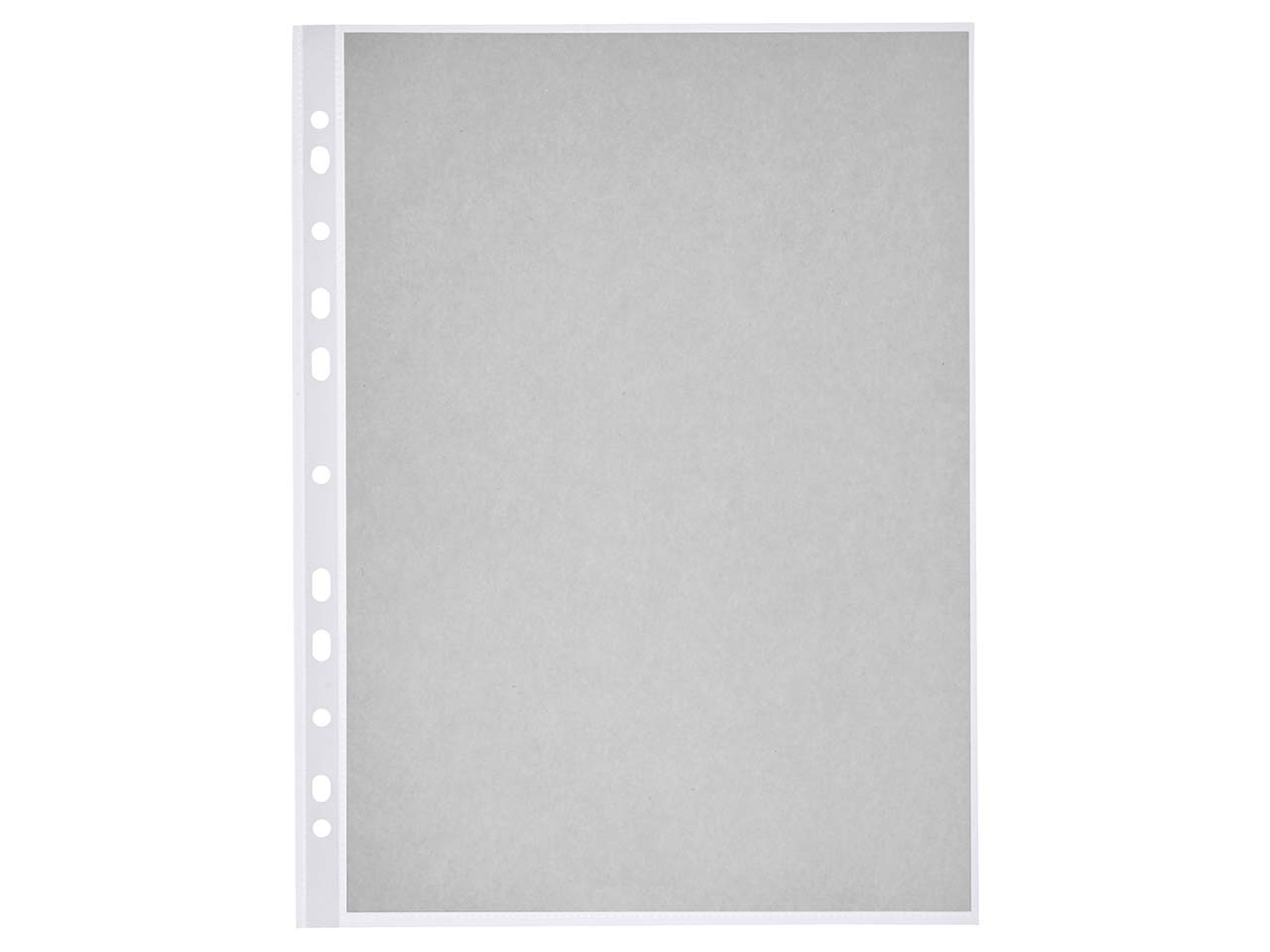 memo 100 Prospekthüllen A4 genarbt 60my im Folienbeutel, B-Ware Zustand gut