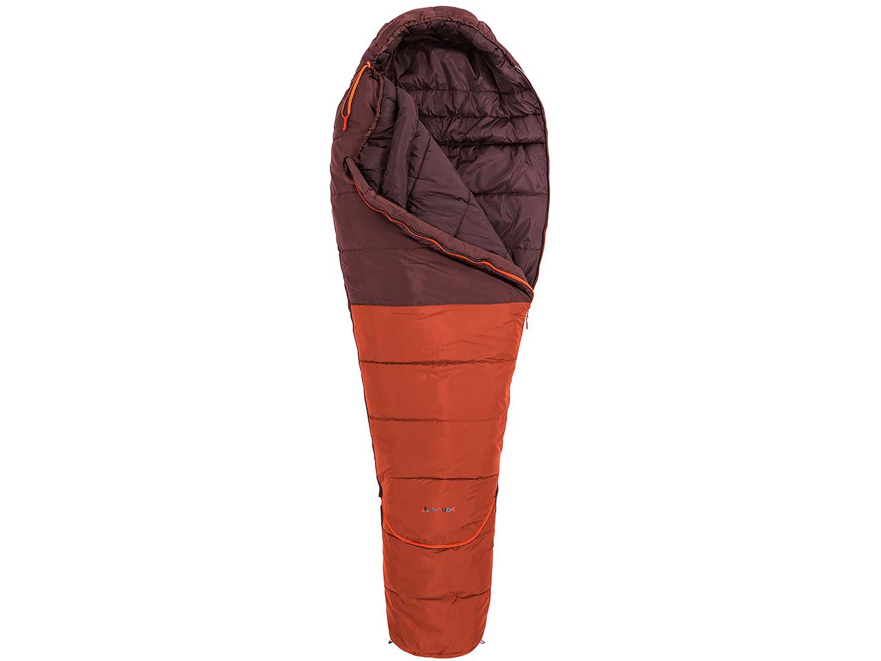 VAUDE Schlafsack 'Kobel Adjust 500 II SYN' für Kinder und Jugendliche, dark cherry
