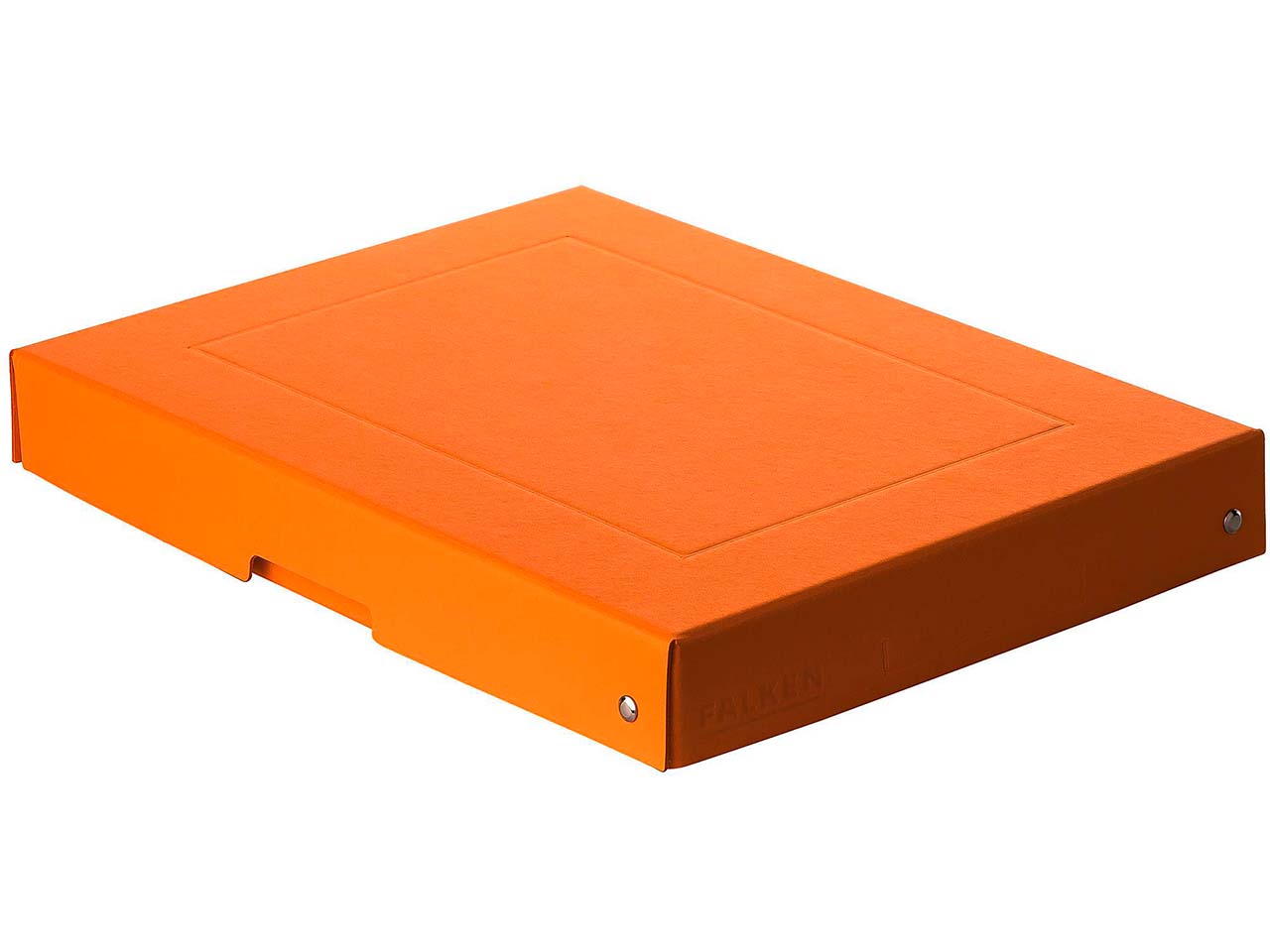 Falken Aufbewahrungsbox "PURE Box" Pastell, DIN A4, 40 mm Höhe, orange