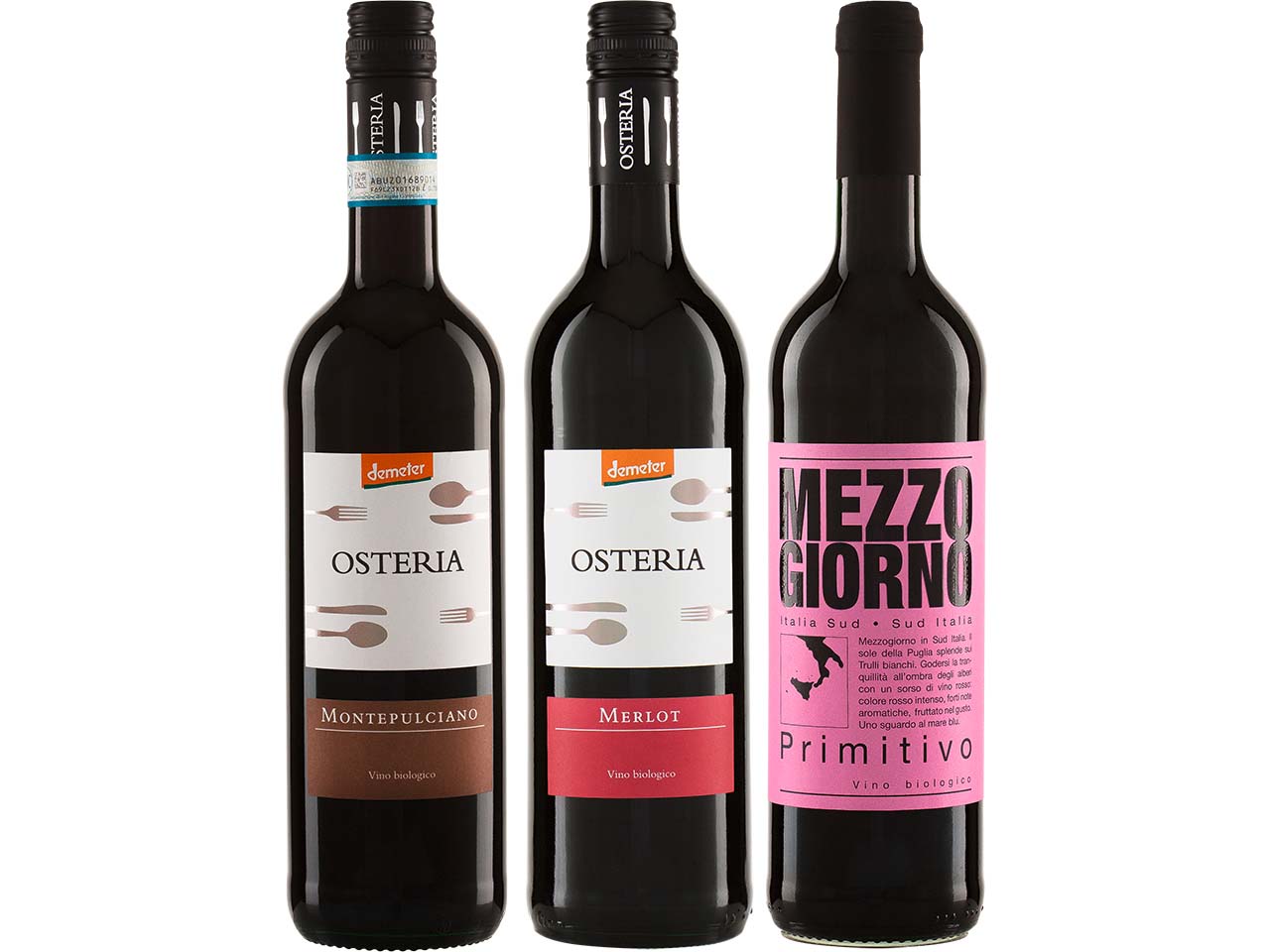 Bio-Rotwein-Paket "Bella Italia"