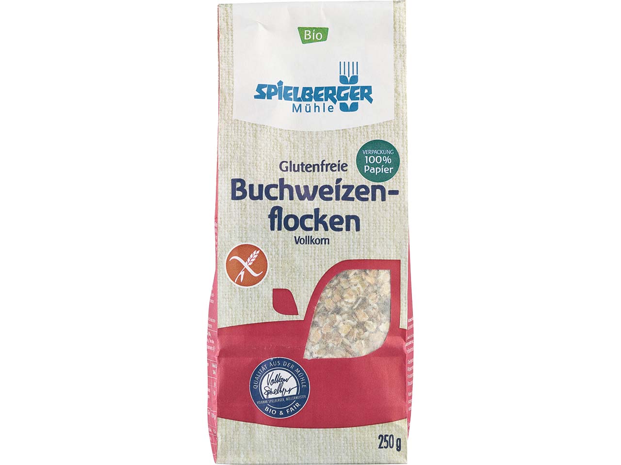 Spielberger Mühle Bio-Buchweizenflocken glutenfrei, 250 g