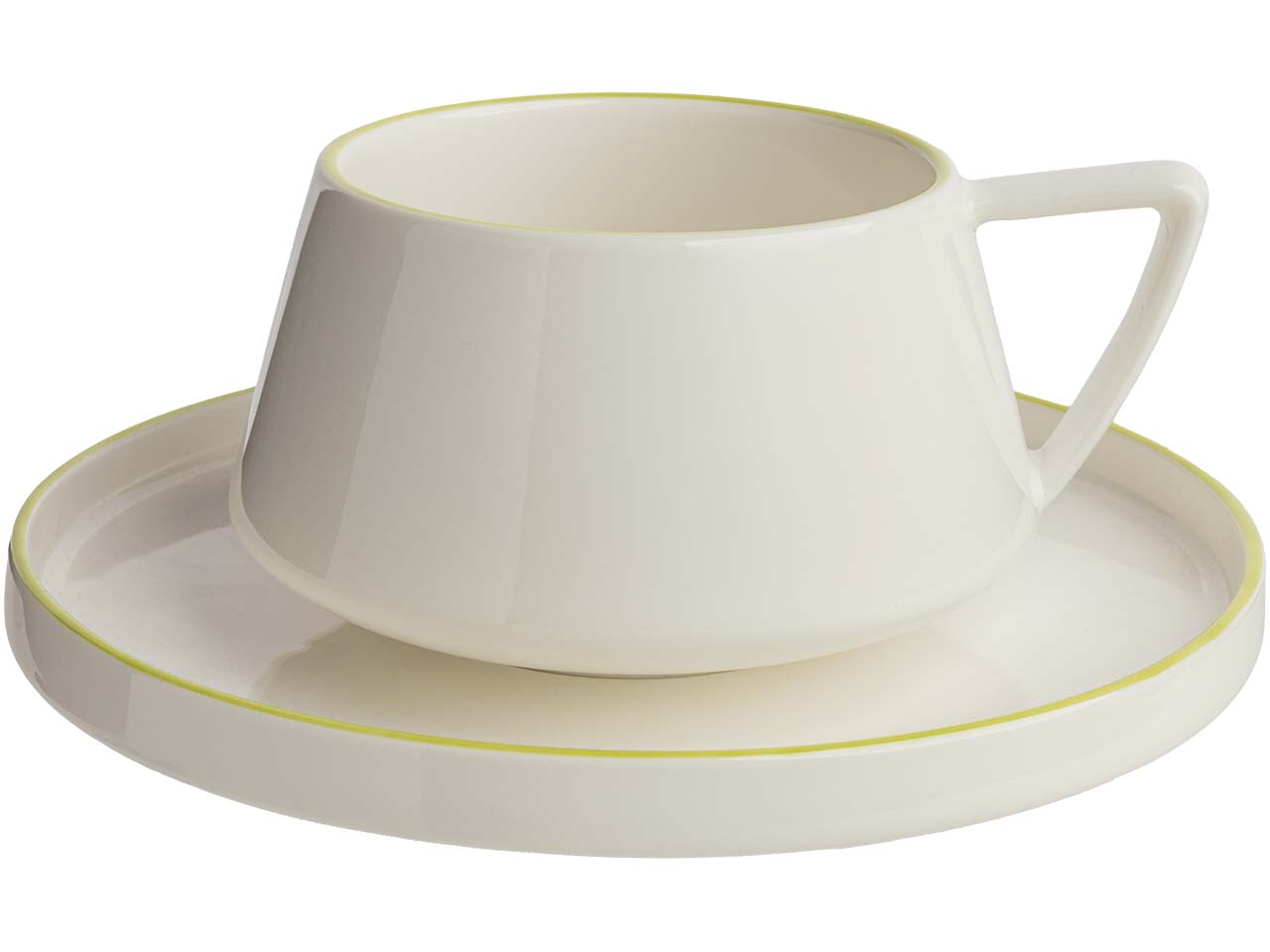 tranquillo Tasse mit Untertasse "TINTED GRACE" limon