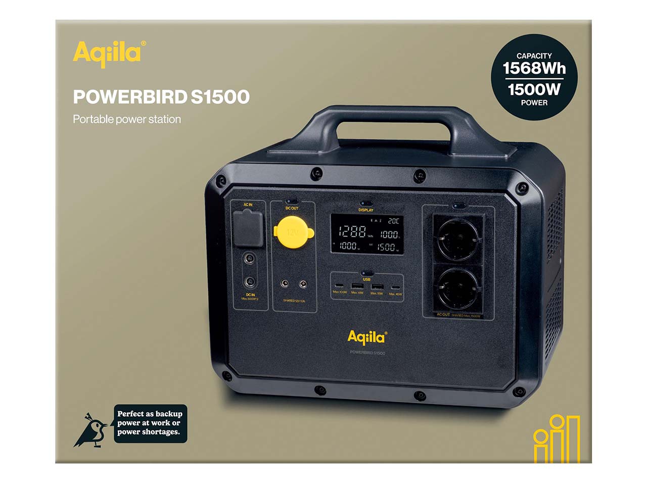 Aqiila Powerstation "Powerbird S1500"