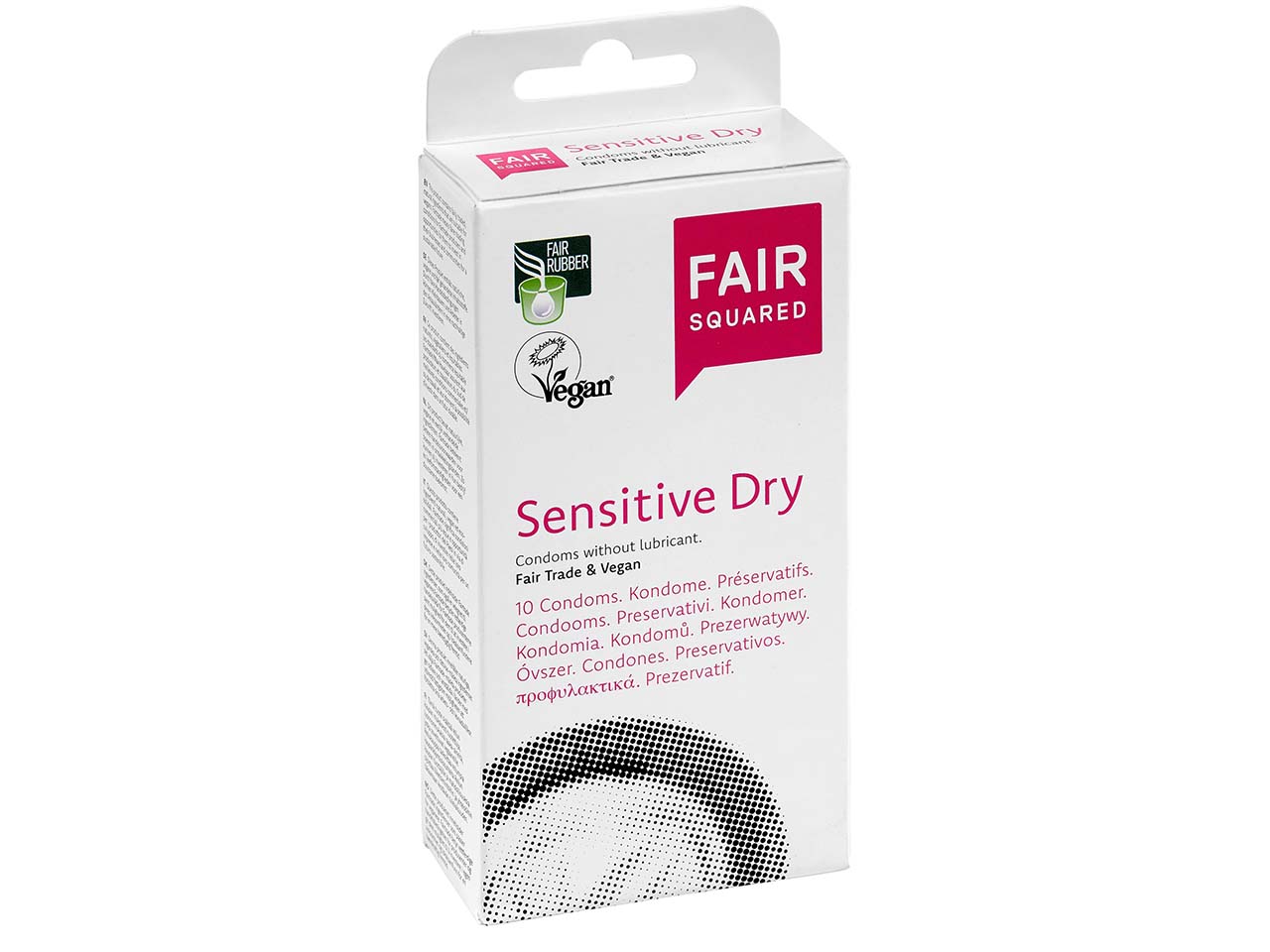Fair Squared Kondome "Sensitive dry" 10 Stk. aus Naturkautschuk