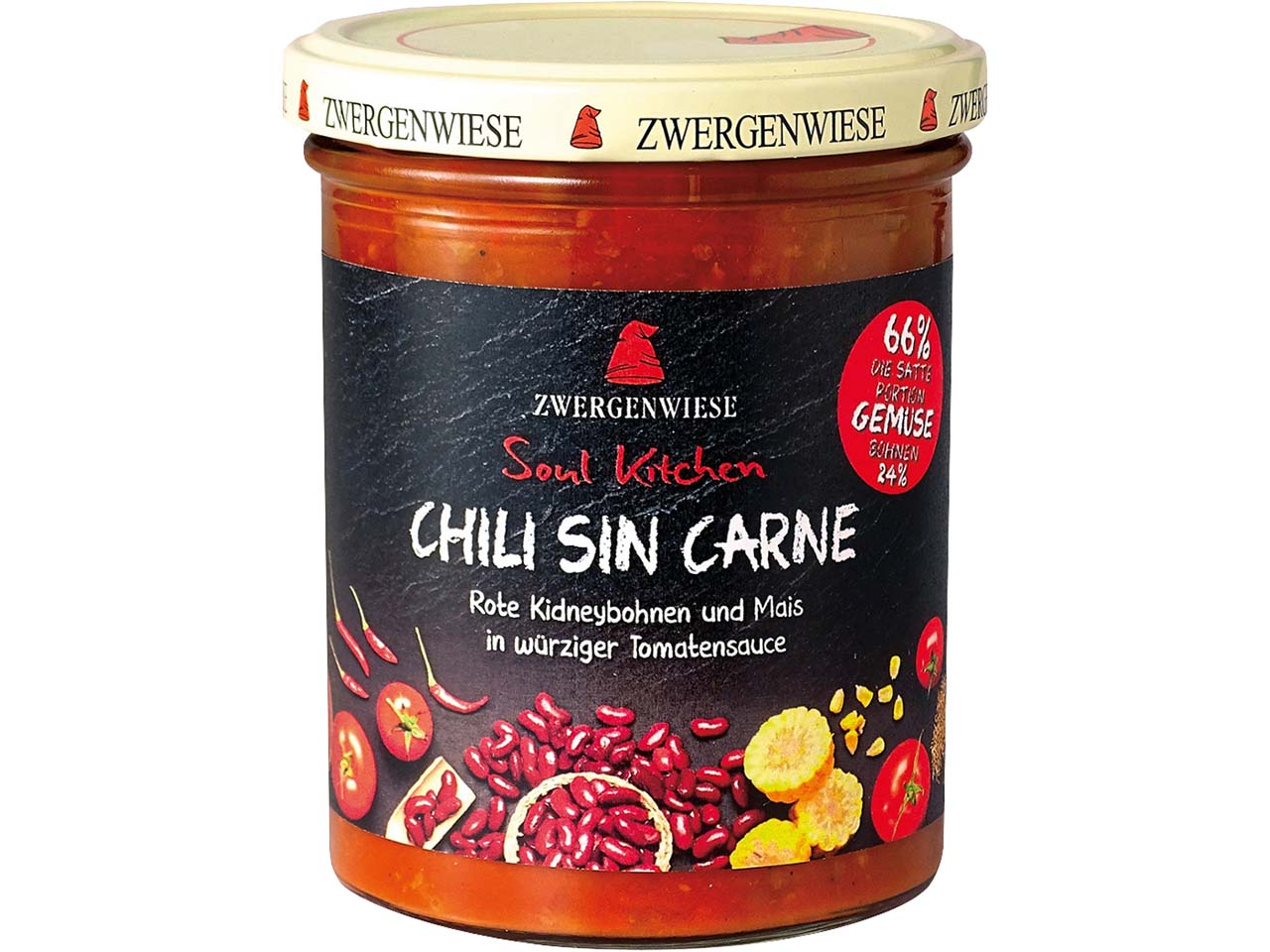 Zwergenwiese Soul Kitchen "Chili Sin Carne",370 g