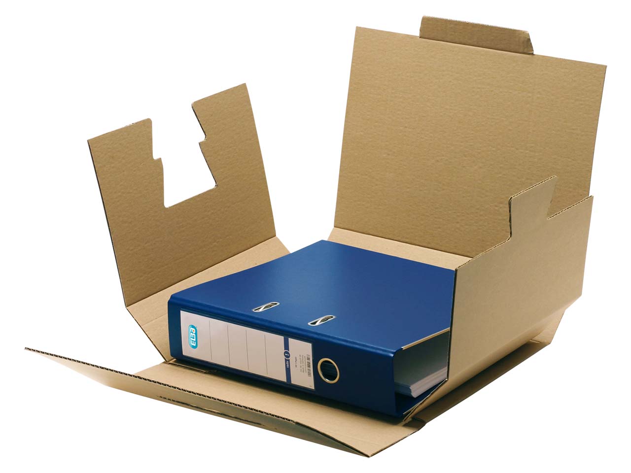 ELBA Ordner-Versandkarton "tric system", naturbraun, für Ordner bis 8 cm Rückenbreite
