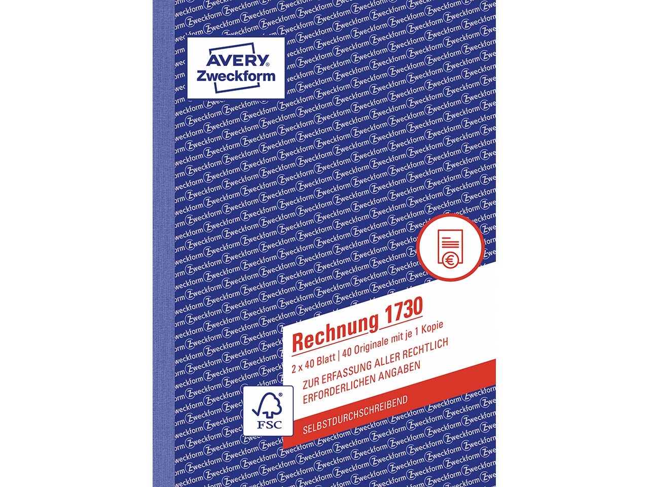 Avery Zweckform Formularbuch '1730' Rechnung ECF