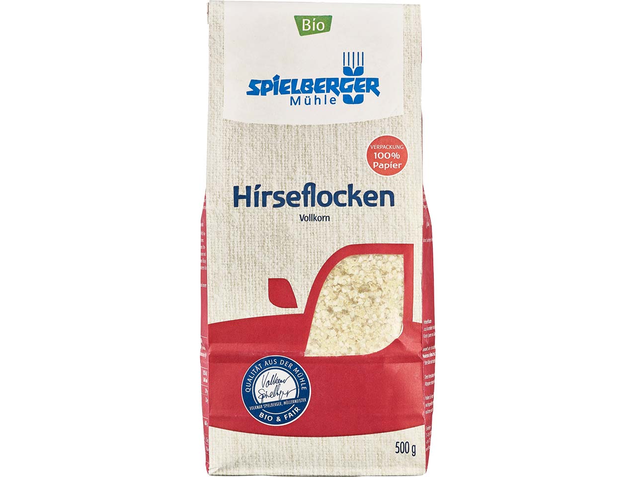 Spielberger Mühle Bio-Hirseflocken, 500 g