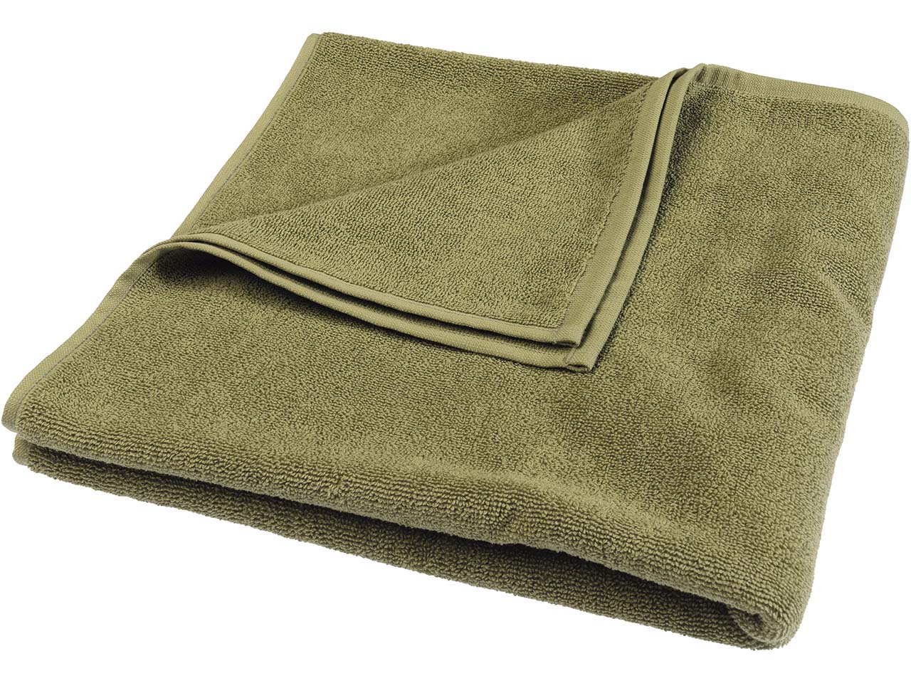 Living Crafts Bio-Badetuch "ORLANDO" 140 x 70 cm, khaki