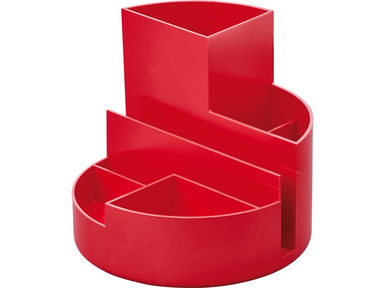 MAUL Rund-Organizer "MAULrundbox" aus Recycling-Kunststoff, rot