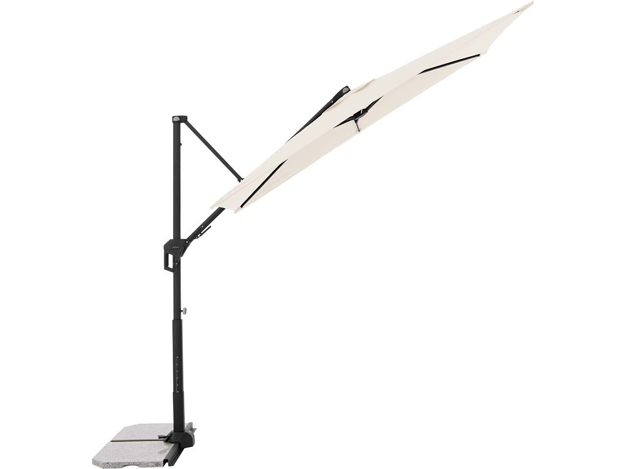 doppler Pendelschirm "ACTIVE Pendel Green Edition" 240 x 135 cm, natur