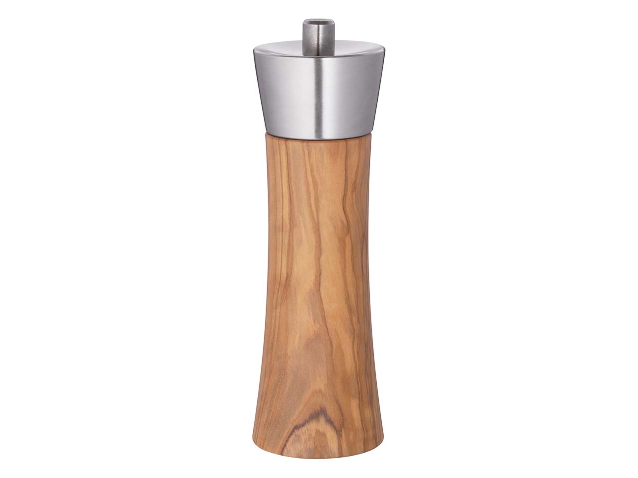 Zassenhaus Pfeffermühle 'Augsburg' aus Olivenholz, 18 cm