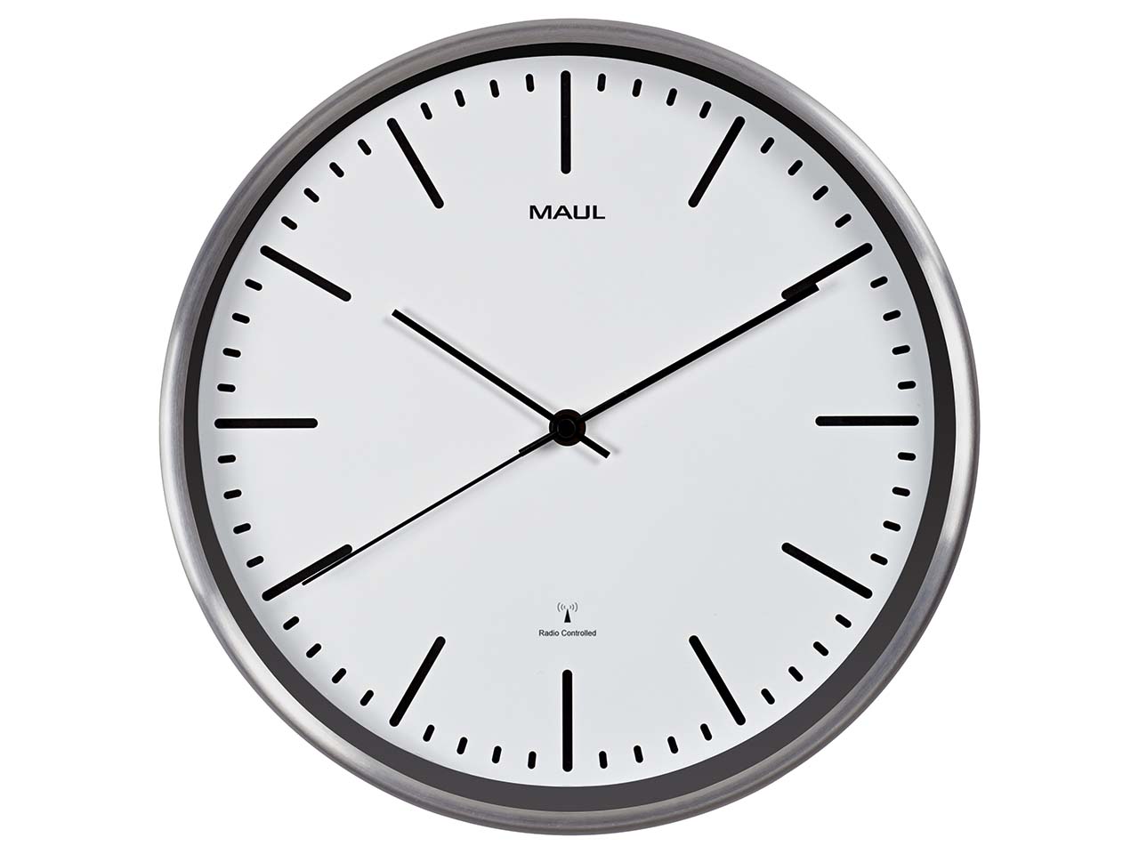 MAUL Funk-Wanduhr 'MAULfly 30RC' weiß
