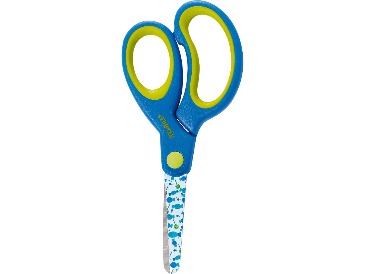 Dahle Kinderschere "Lollys" rund, 13 cm, blau