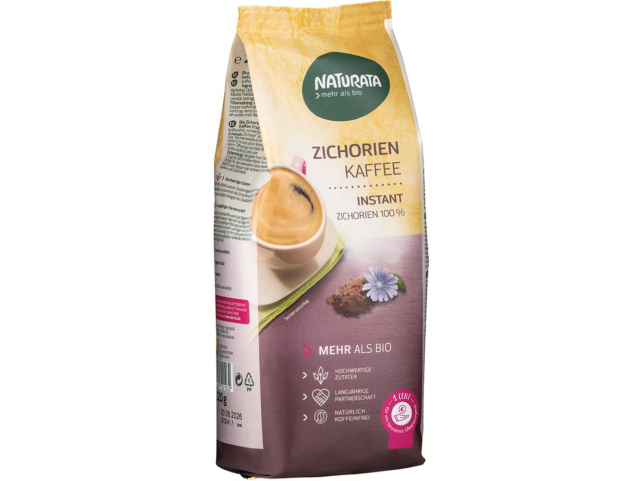 NATURATA Bio-Zichorienkaffee, instant, 220 g NATURATA Bio-Zichorienkaffee, instant, 220 g