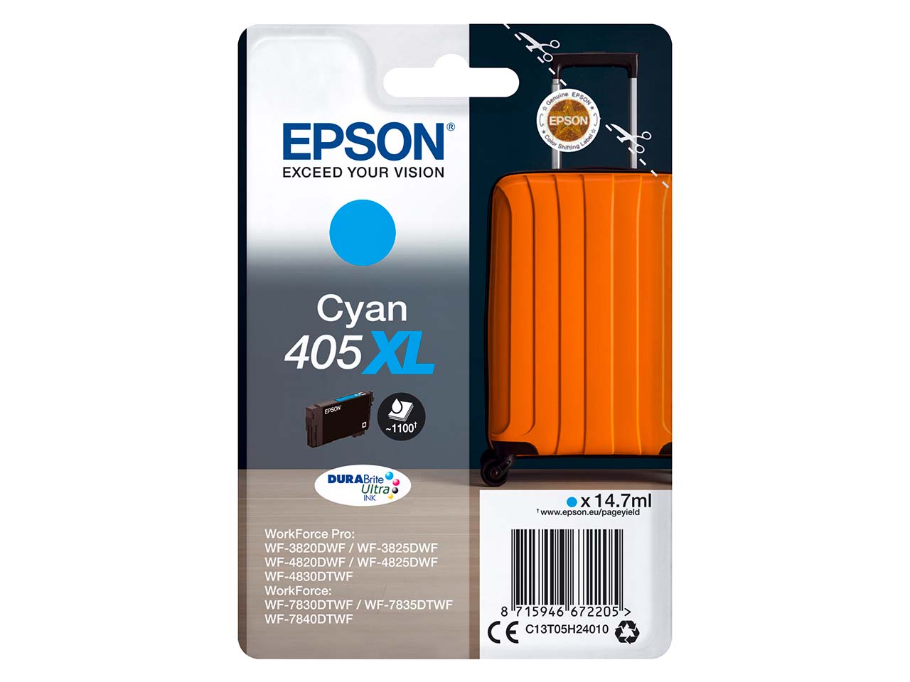 Epson Tintenpatrone 405XL cyan