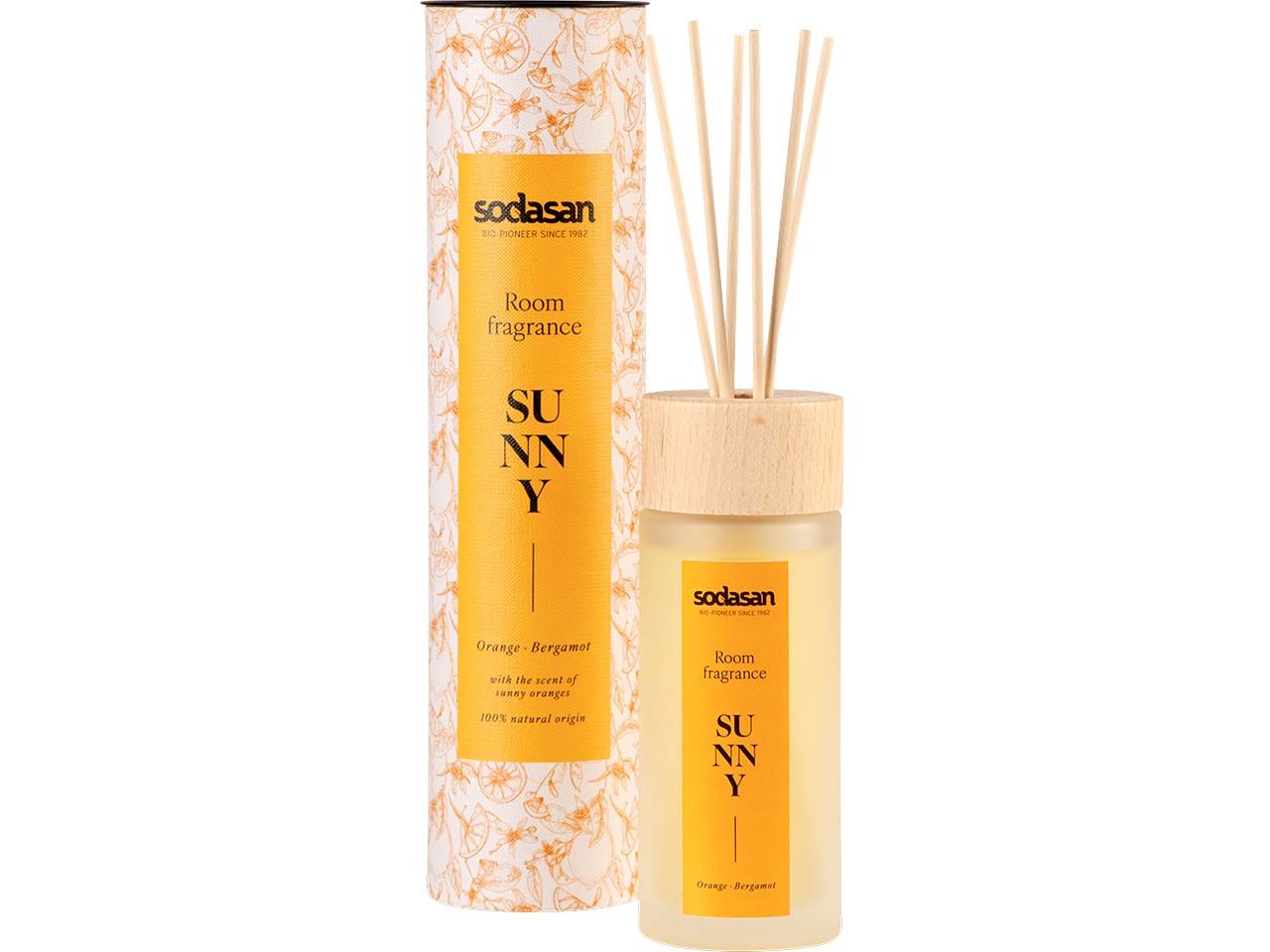 Sodasan Raumduft "SUNNY" mit Orange und Bergamot, 200 ml
