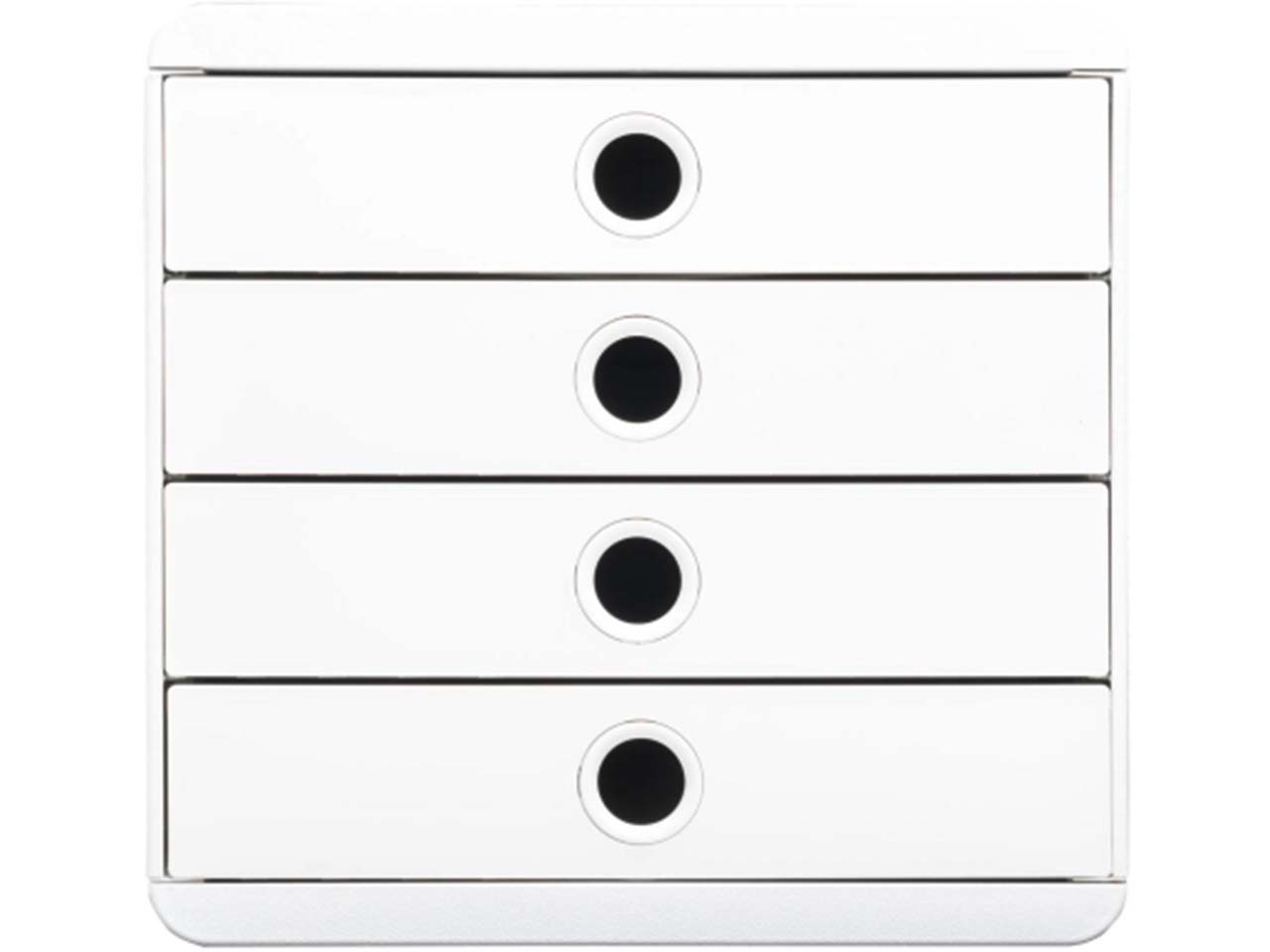 Exacompta Schubladenbox "Pop Box AutentiK" DIN A4+, 4 Schubladen, weiß Exacompta Schubladenbox "Pop Box AutentiK" DIN A4+, 4 Schubladen, weiß