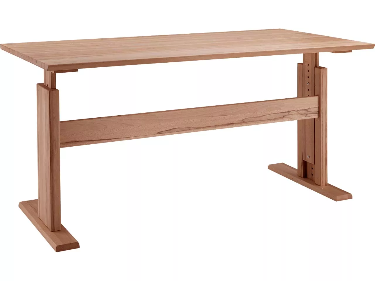 Höheneinstellbarer Schreibtisch "buxing 3.0" B 160 cm x T 80 cm x H 67-86 cm, Kernbuche