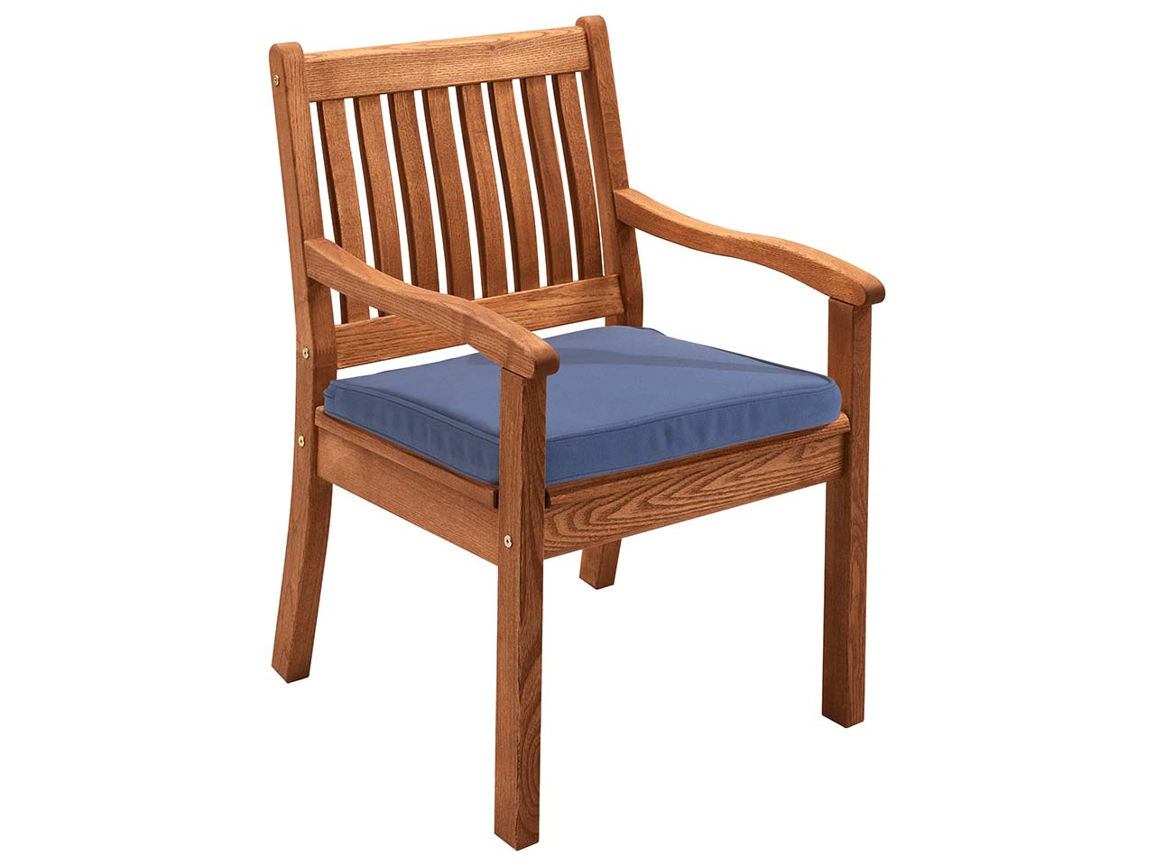 Auflage für Gartenstuhl 'Cansa' 50 x 47 x 6 cm, Bezug aus Polyester, blau