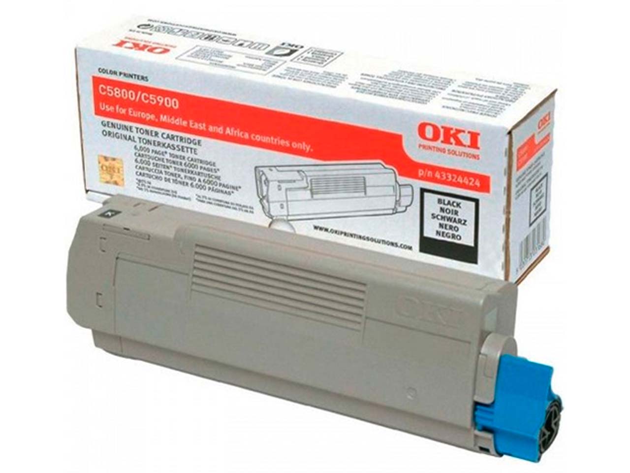 Oki Toner 43324424 schwarz