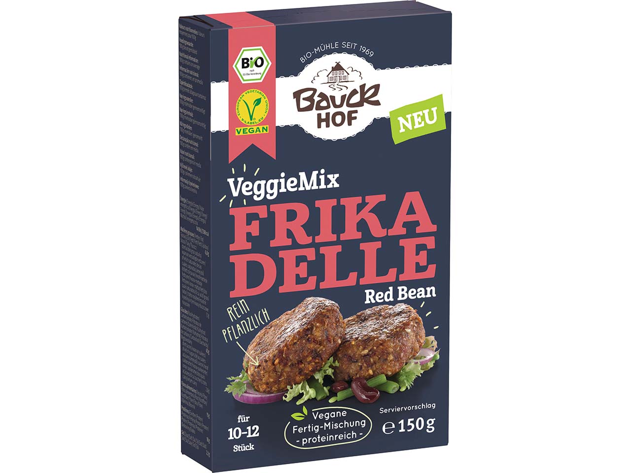 Bauckhof Fertigmischung für vegane Frikadelle "VeggieMix", 150 g