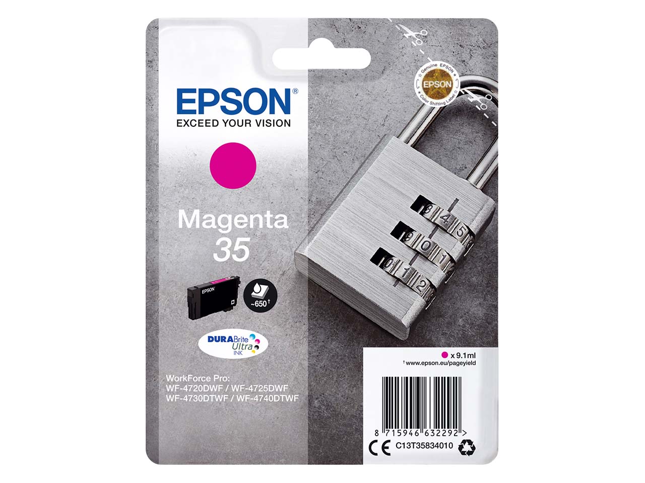 Epson Tintenpatrone T3583/ 35 magenta