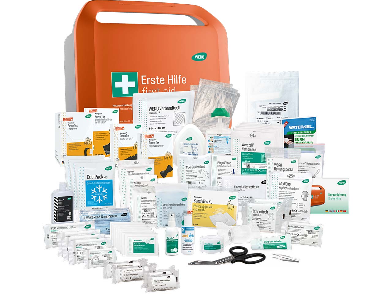 WERO Erste-Hilfe-Koffer "Smart Case" DIN 13157, groß, für Holzverarbeitung