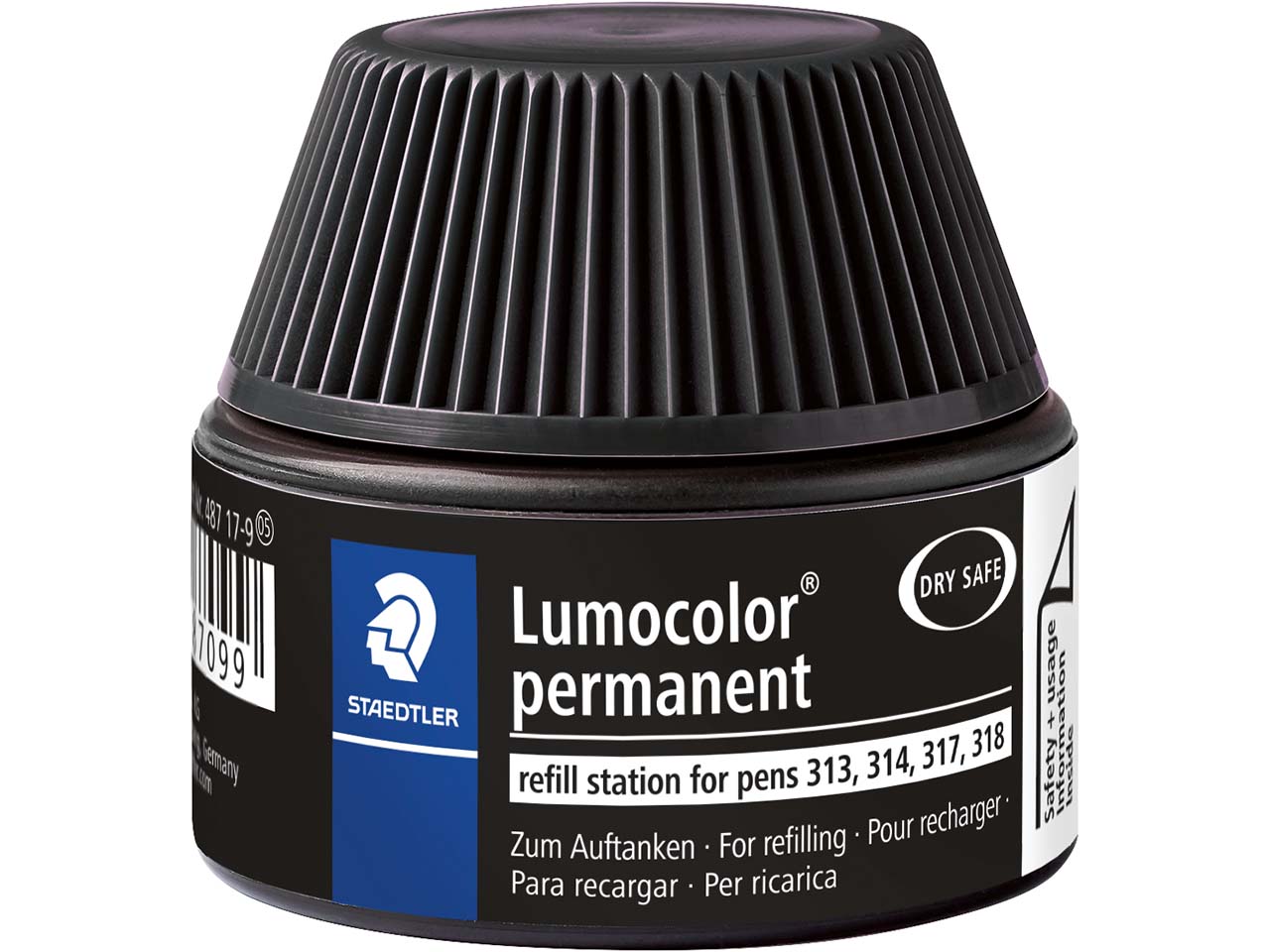 STAEDTLER Nachfülltinte für Universalstift "Lumocolor" permanent, schwarz