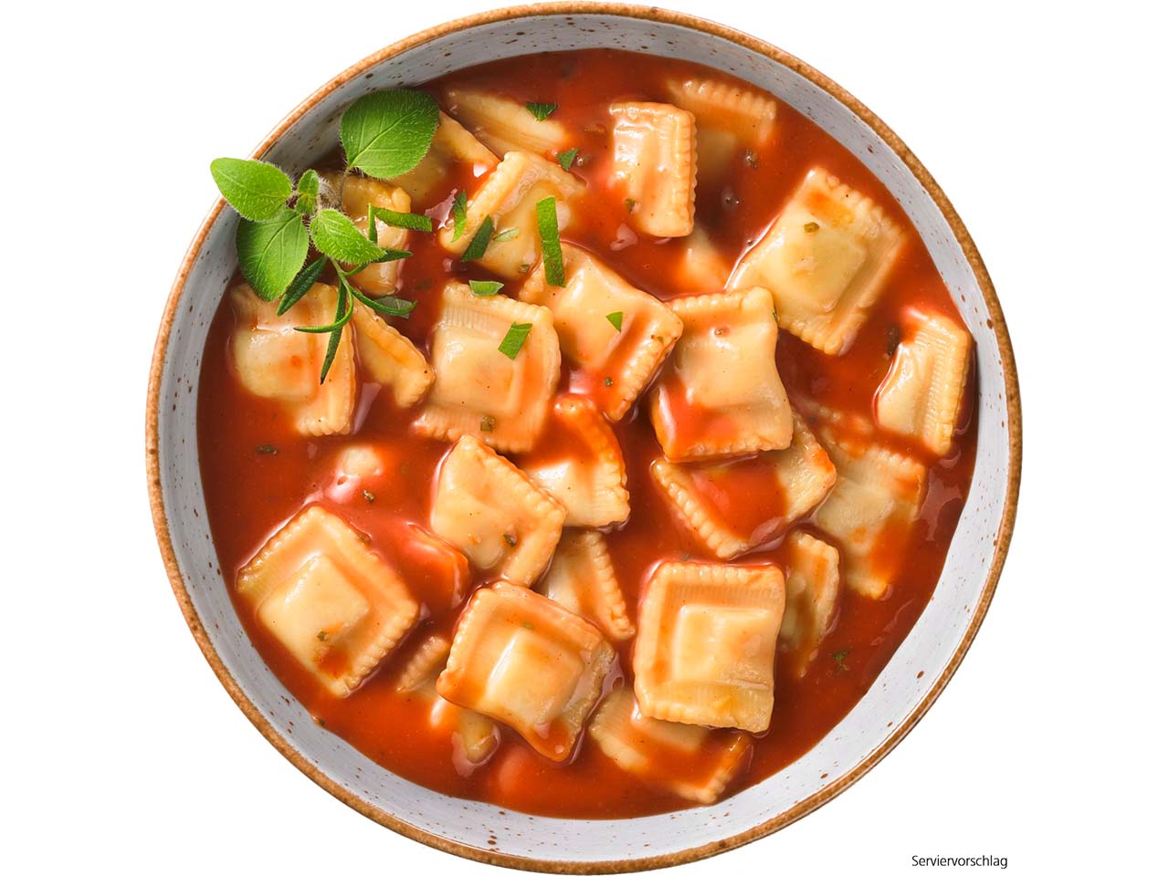 Ökoland Bio-Ravioli mit Fleisch in Tomatensauce, 400 g