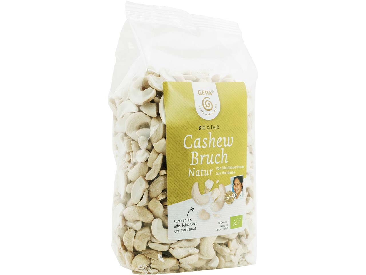 GEPA Bio-Cashews Bruch Natur, 500 g