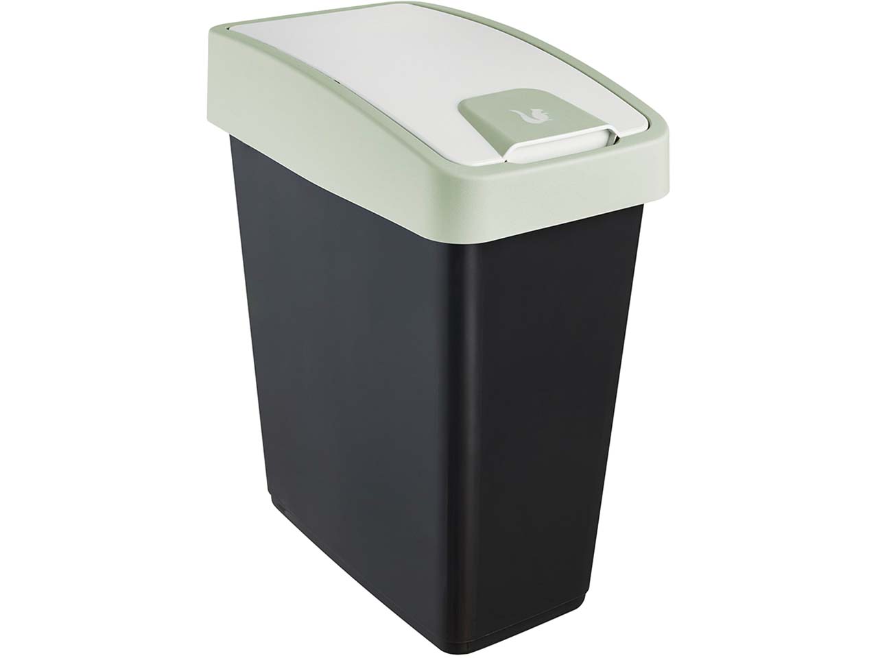 keeeper Abfalleimer "Magne" mit Flipdeckel, 25 l, soft green
