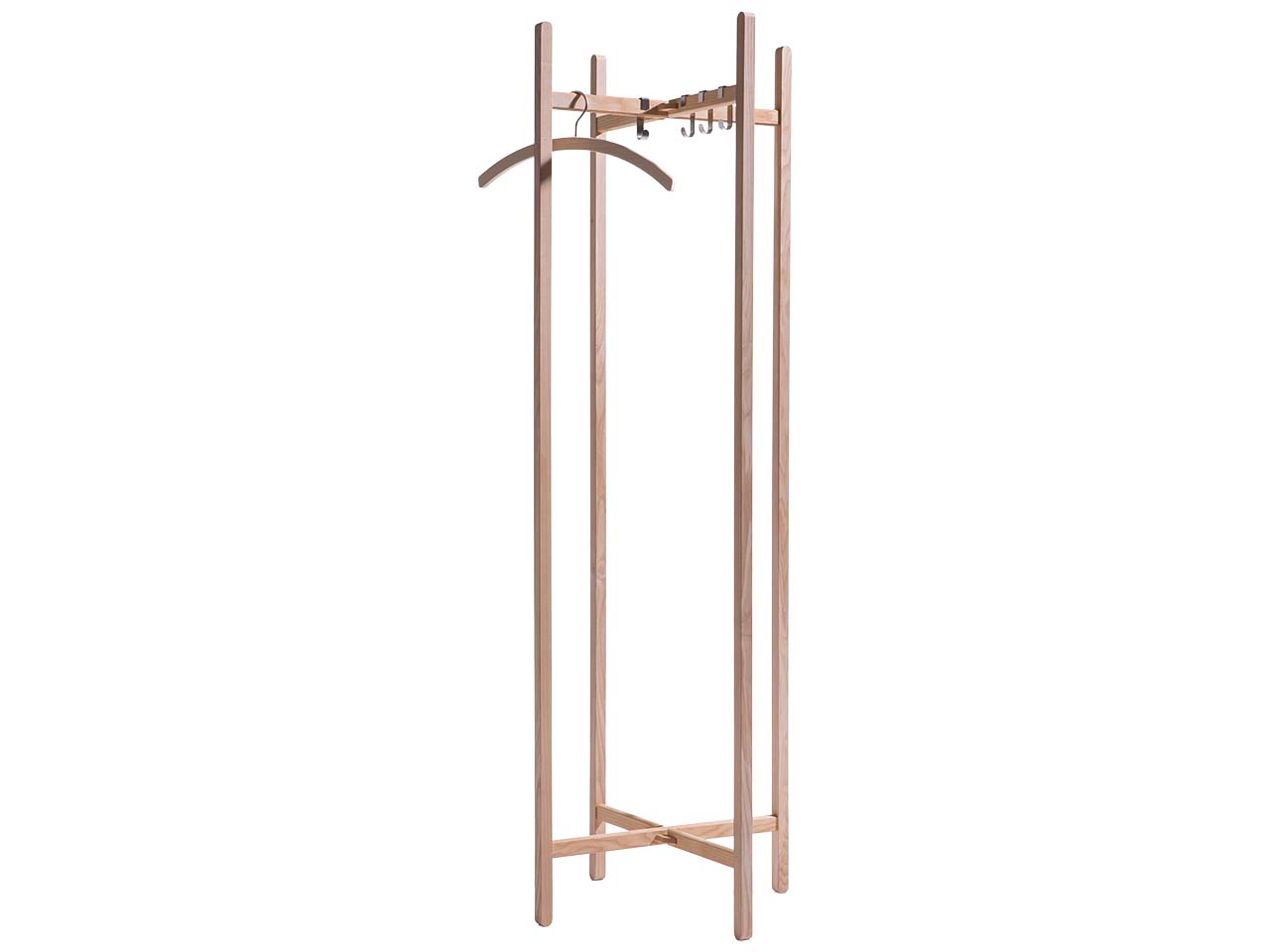 SIDE BY SIDE Garderobe "New Hang On" Esche unbehandelt