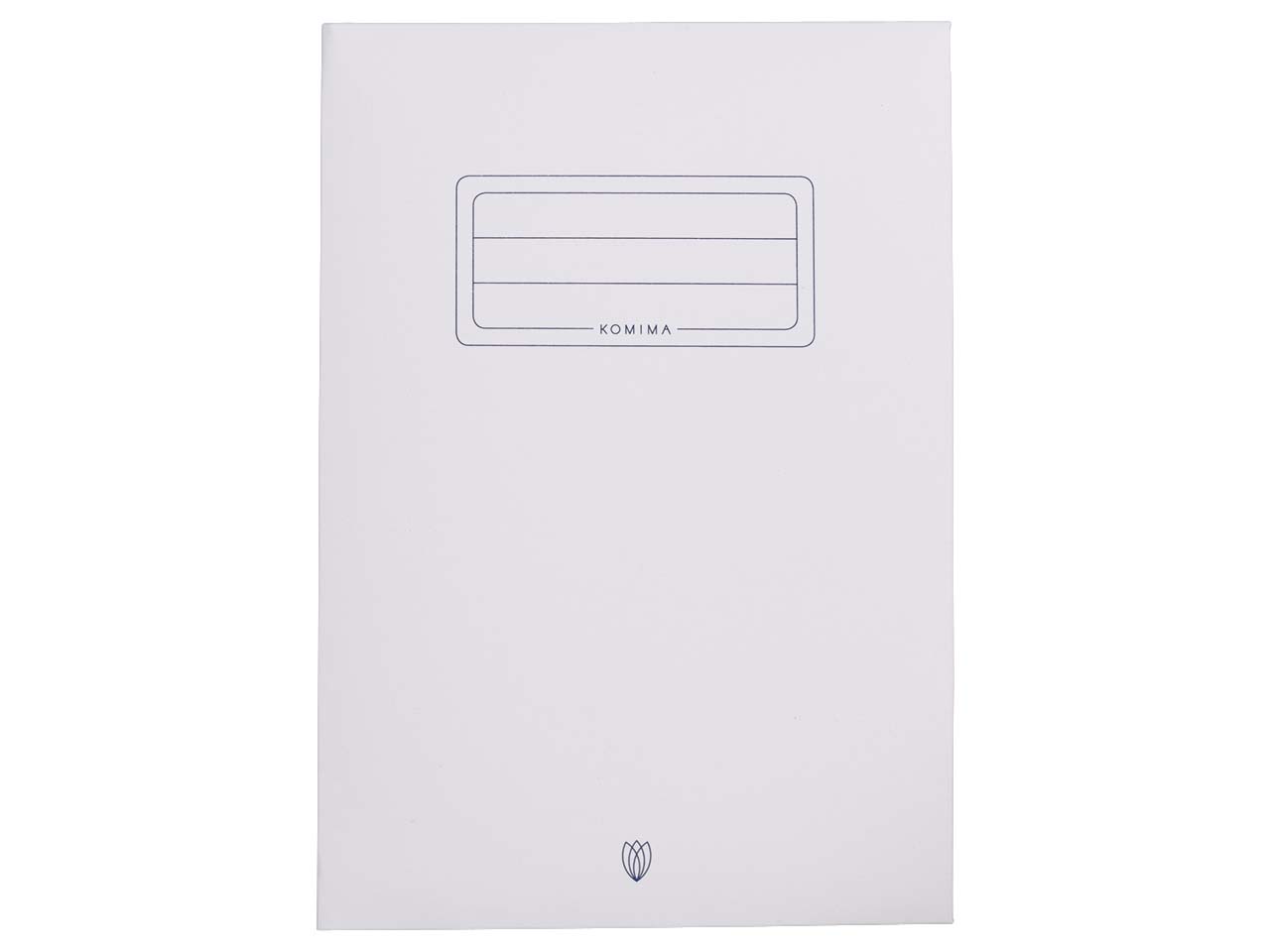 Komima Heftumschlag aus Recyclingpapier, weiß DIN A5