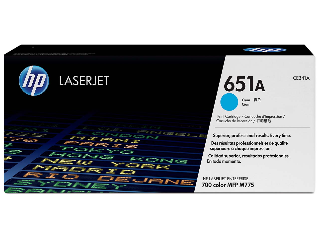 hp Druckkassette CE341A, Nr. 651A cyan