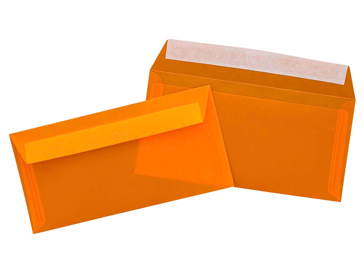 100 DL-Hüllen transparent orange