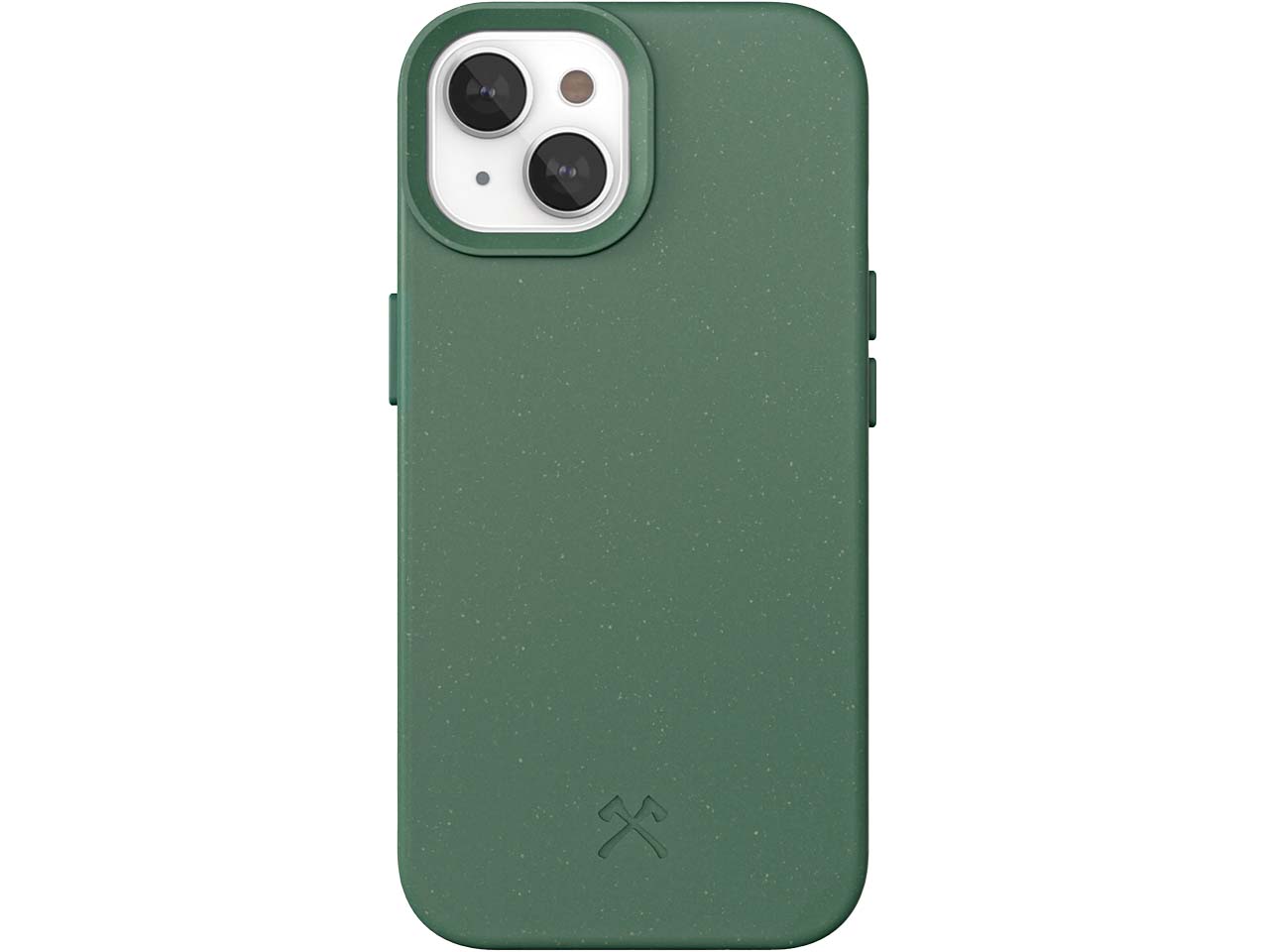 Woodcessories Smartphonehülle aus Biokunststoff für iPhone 15 Plus, grün