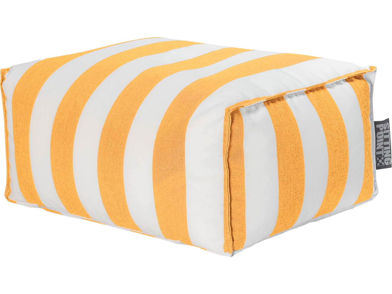 Sitzsack "Roll Santorin" outdoor, 55 x 65 x 35 cm, gelb
